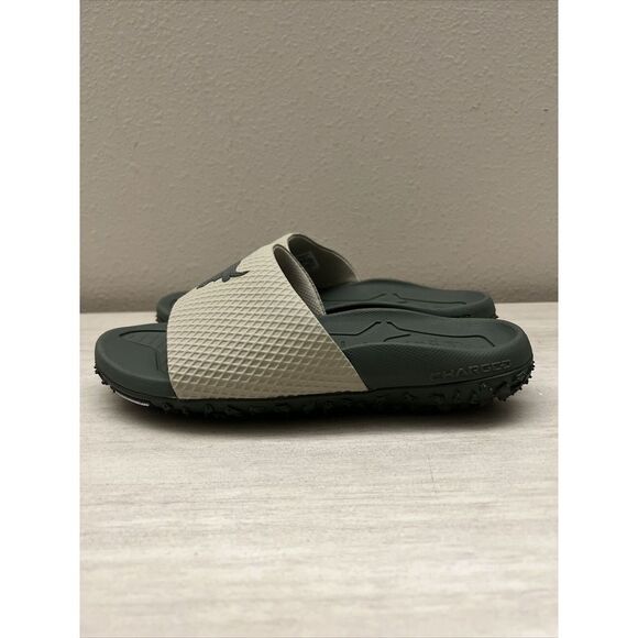 Under Armour Men's Sz 7 Green/Black UA Project Rock SL 2.0 Michelin Slides - Picture 5 of 7